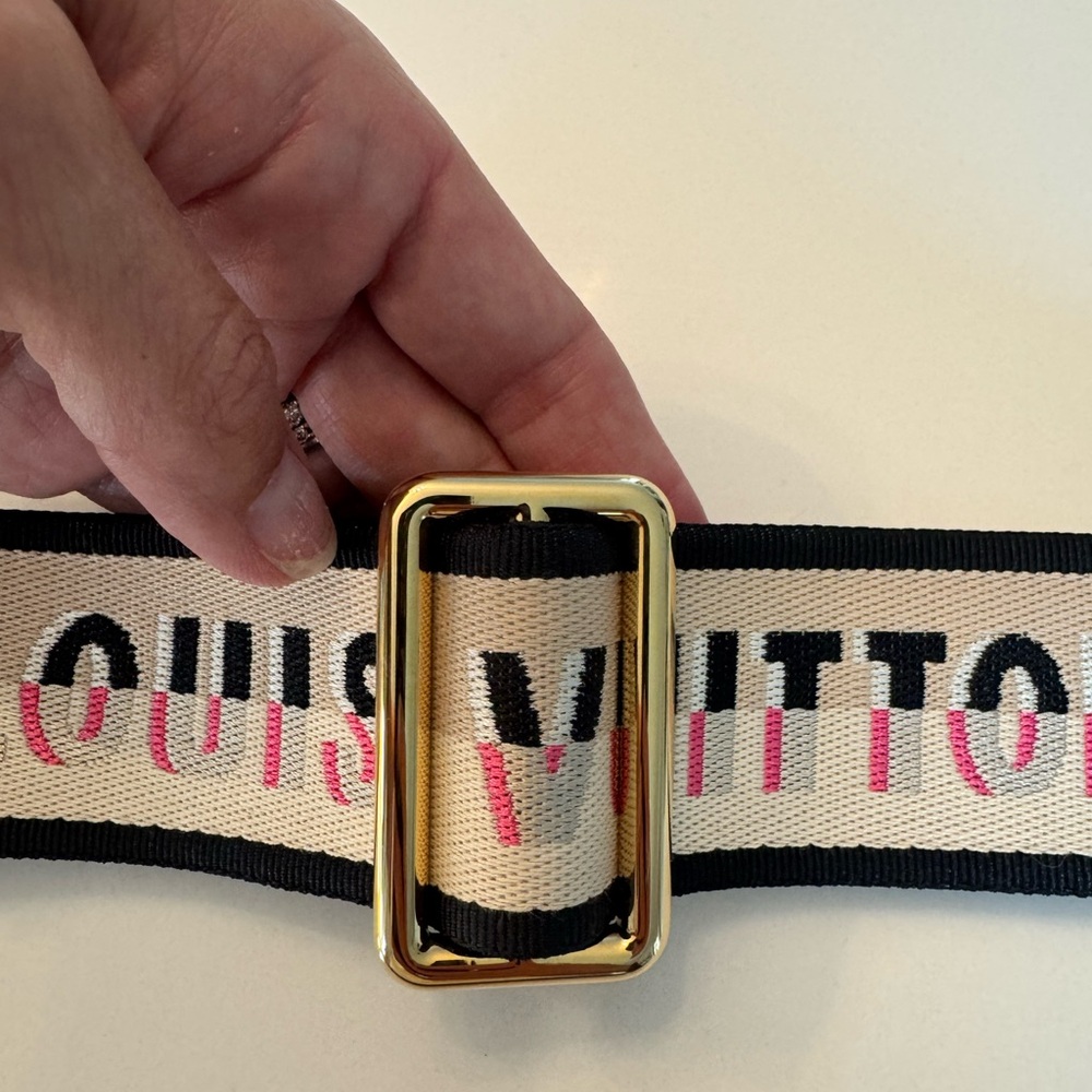 Louis Vuitton adjustable Jacquard strap